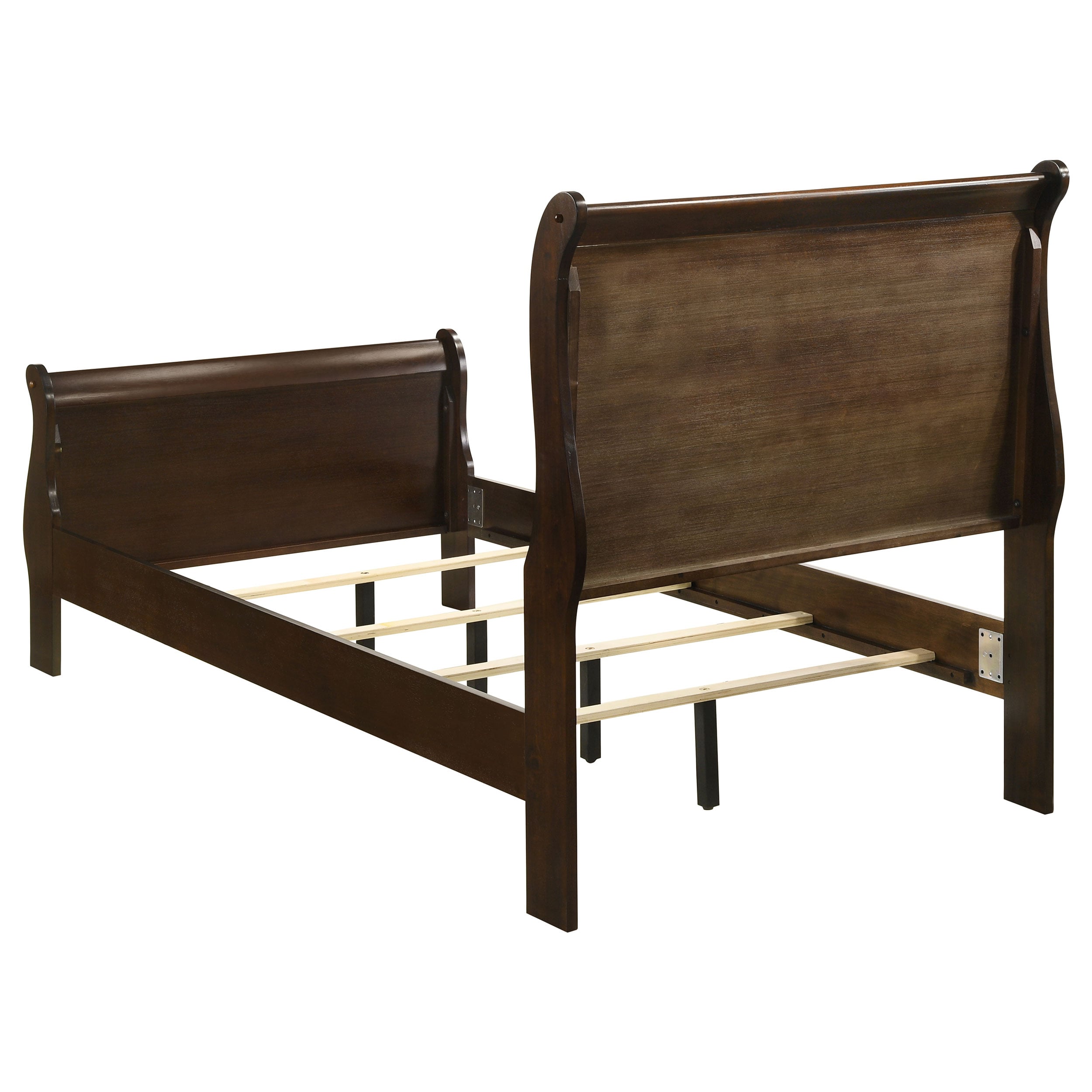 Wood Twin Sleigh Bed