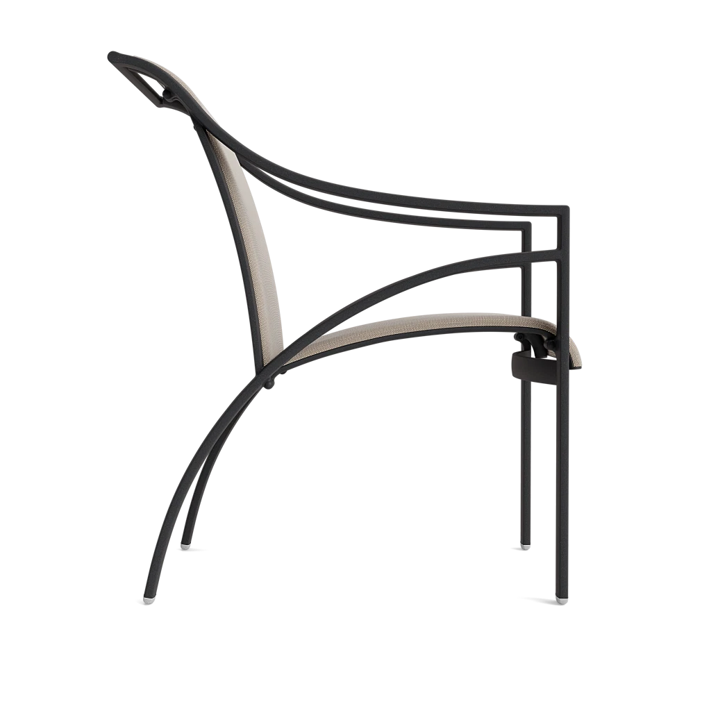 Sling Slope-Arm Dining Chair