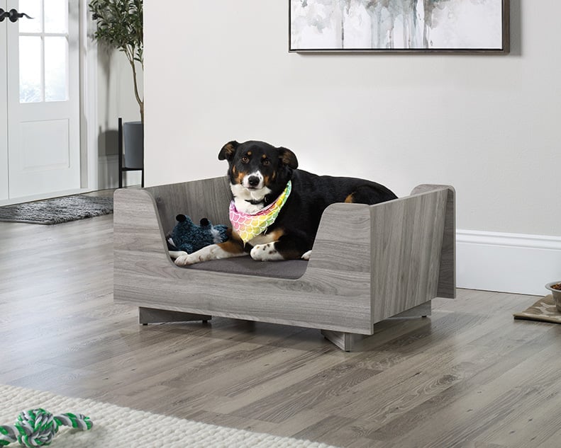 Sauder Pet Furniture Pet Bed with Removable Cushion