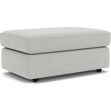 Transitional Cocktail Ottoman