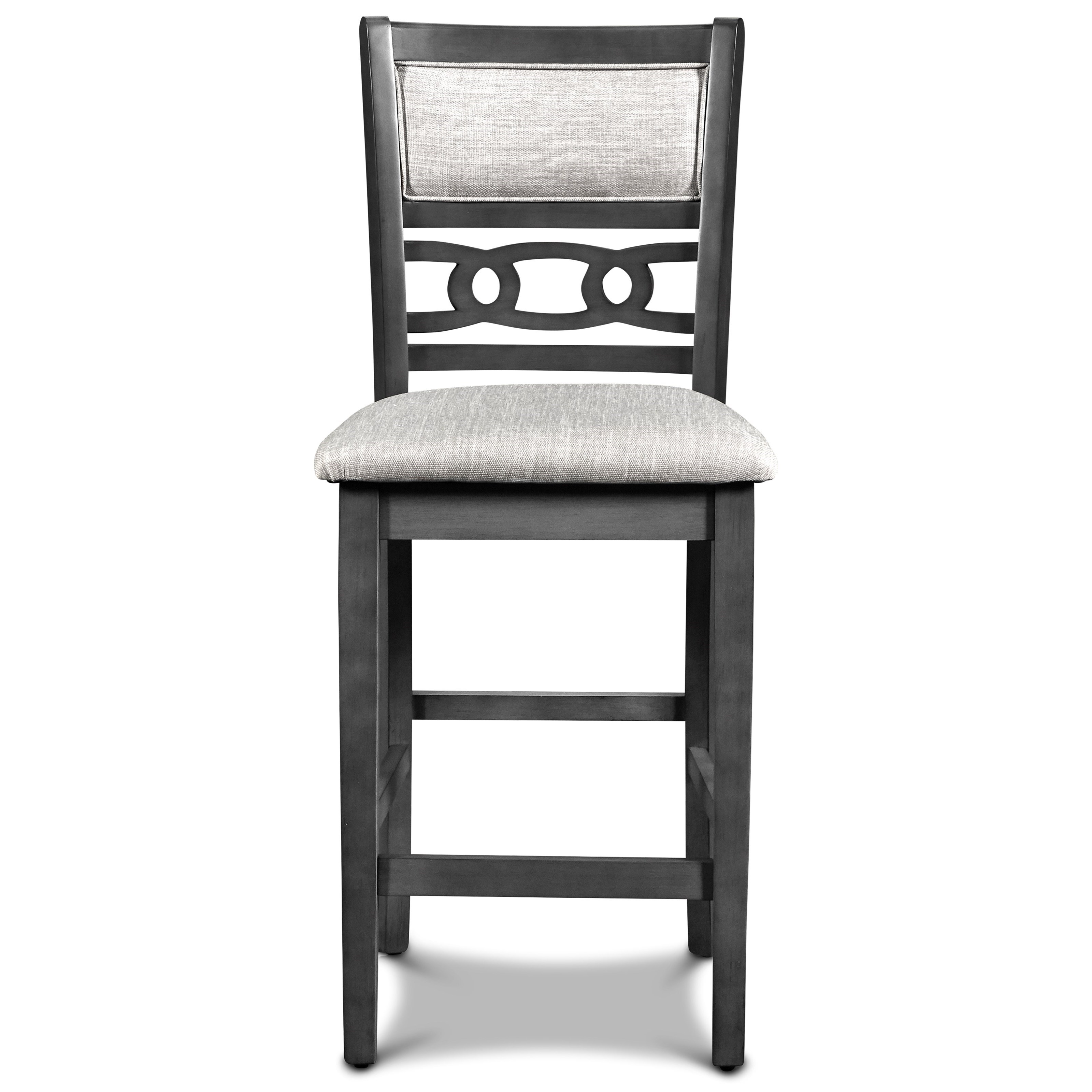 New Classic Gia NEWD170152SGRY Contemporary 5Piece Counter Height