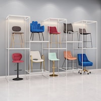 Contemporary Modular Chair Display Shelf