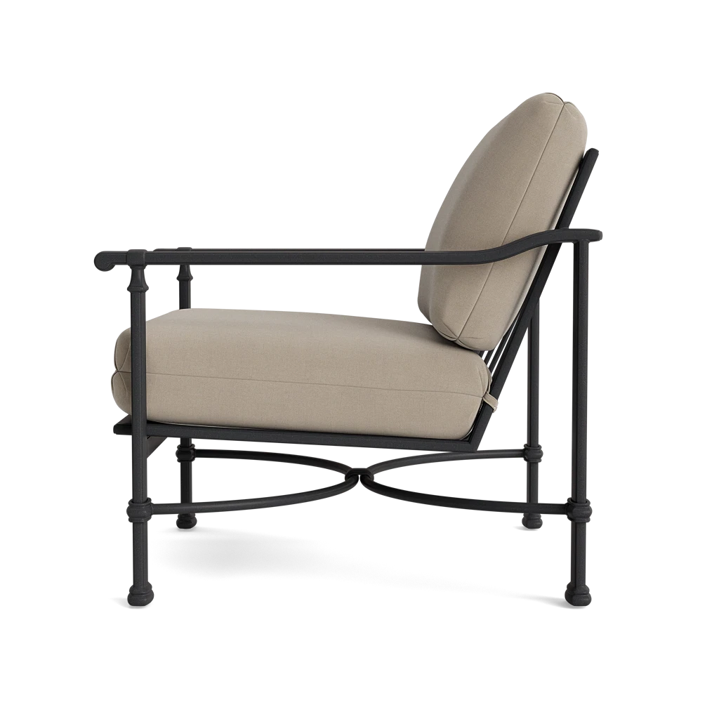 Cushioned Lounge Chair