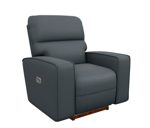 Casual Power Rocking Recliner with Power Headrest