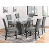 Crown Mark Camelia 7-Piece Counter-Height Dining Set