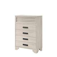 Contemporary 4-Drawer Bedroom Chest