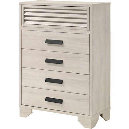 Contemporary 4-Drawer Bedroom Chest