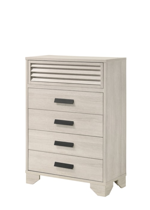 Contemporary 4-Drawer Bedroom Chest