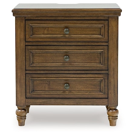 3-Drawer Nightstand