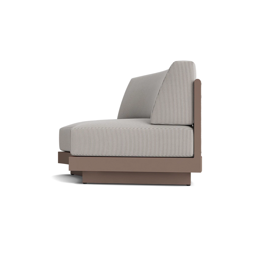 Huntley Curved Armless Chair