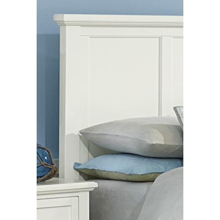 Transitional 2-Drawer Nightstand with Satin Nickel Hardware