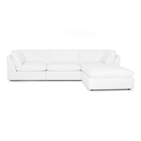 Contemporary 4-Piece Sectional Sofa