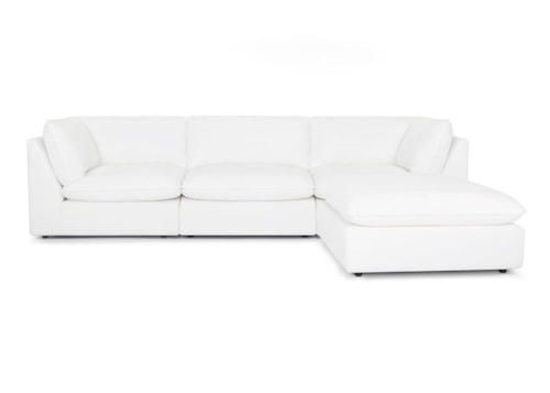 Contemporary 4-Piece Sectional Sofa