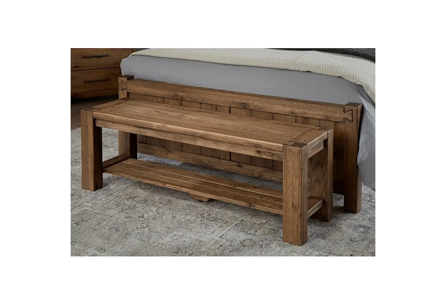 Dovetail - 751 Accent Bench by Vaughan Bassett at VanDrie Home Furnishings