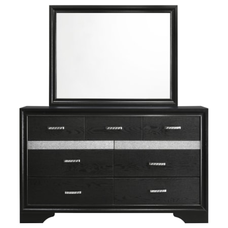 7-drawer Dresser w/ Mirror