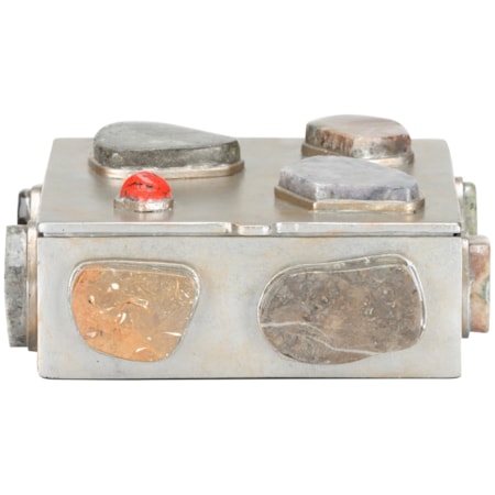 Caribbean Gold Jewelry Box-Square (Sm)