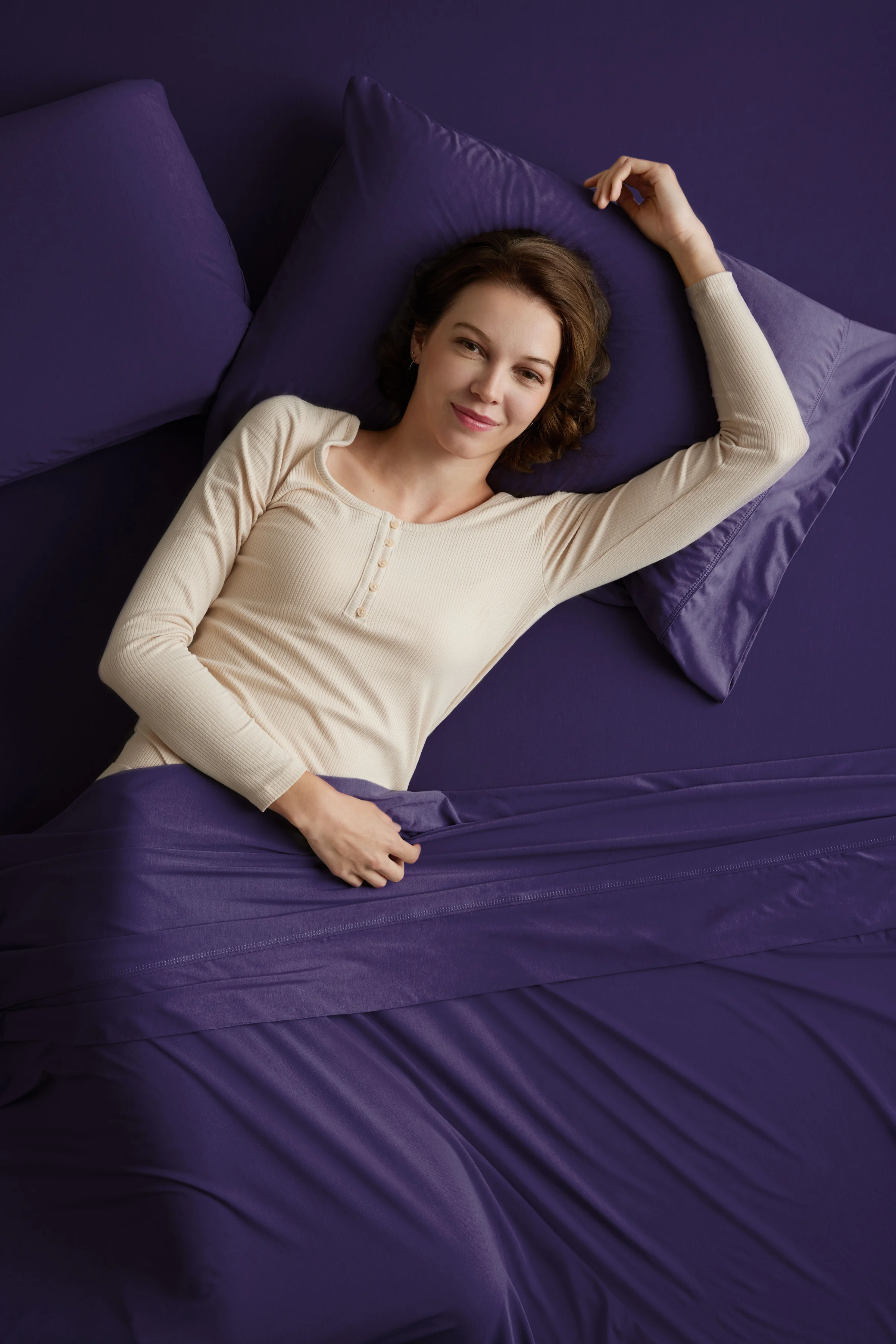 Purple Soft Stretch Standard Pillowcase SoftStretch Standard Pillowcase Deep Purple
