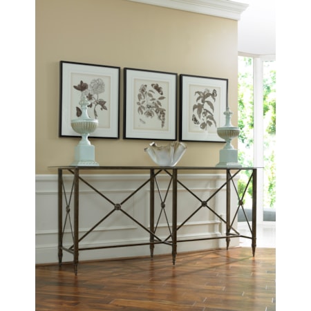 Urn On Pedestal - Celadon