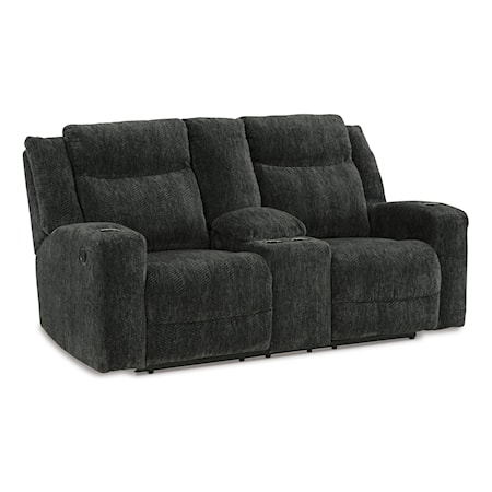 Reclining Loveseat with Console