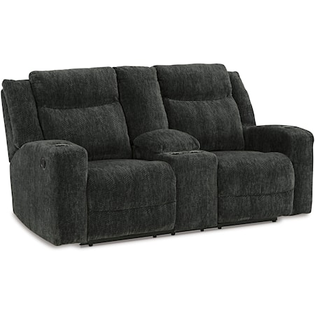 Reclining Loveseat with Console