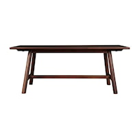 Mid-Century Modern Dining Table with Two Pull-Out Leaves