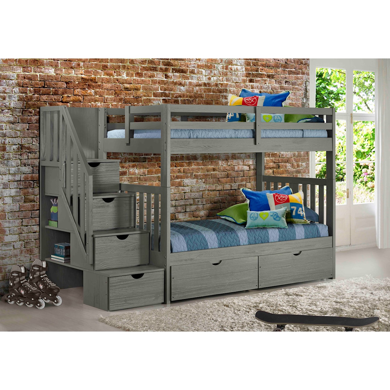 Innovations Cambridge Twin-Twin Bunk Bed