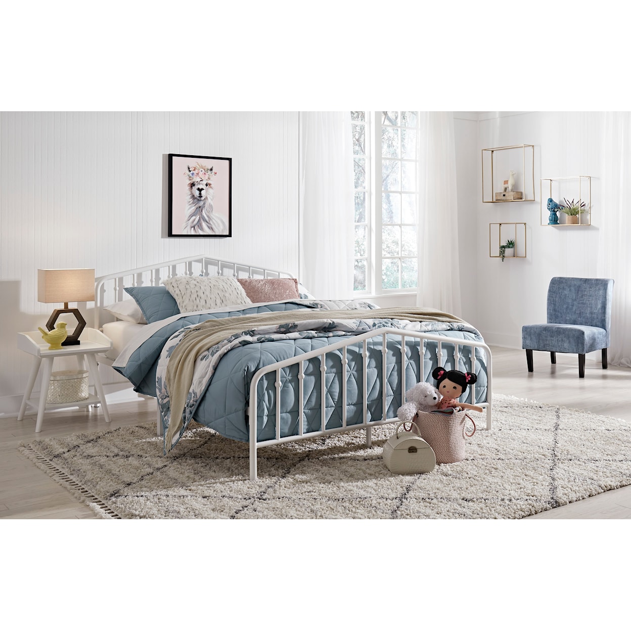 Ashley Furniture Signature Design Trentlore Queen Metal Bed