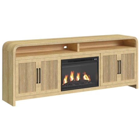 82" Fireplace TV Console
