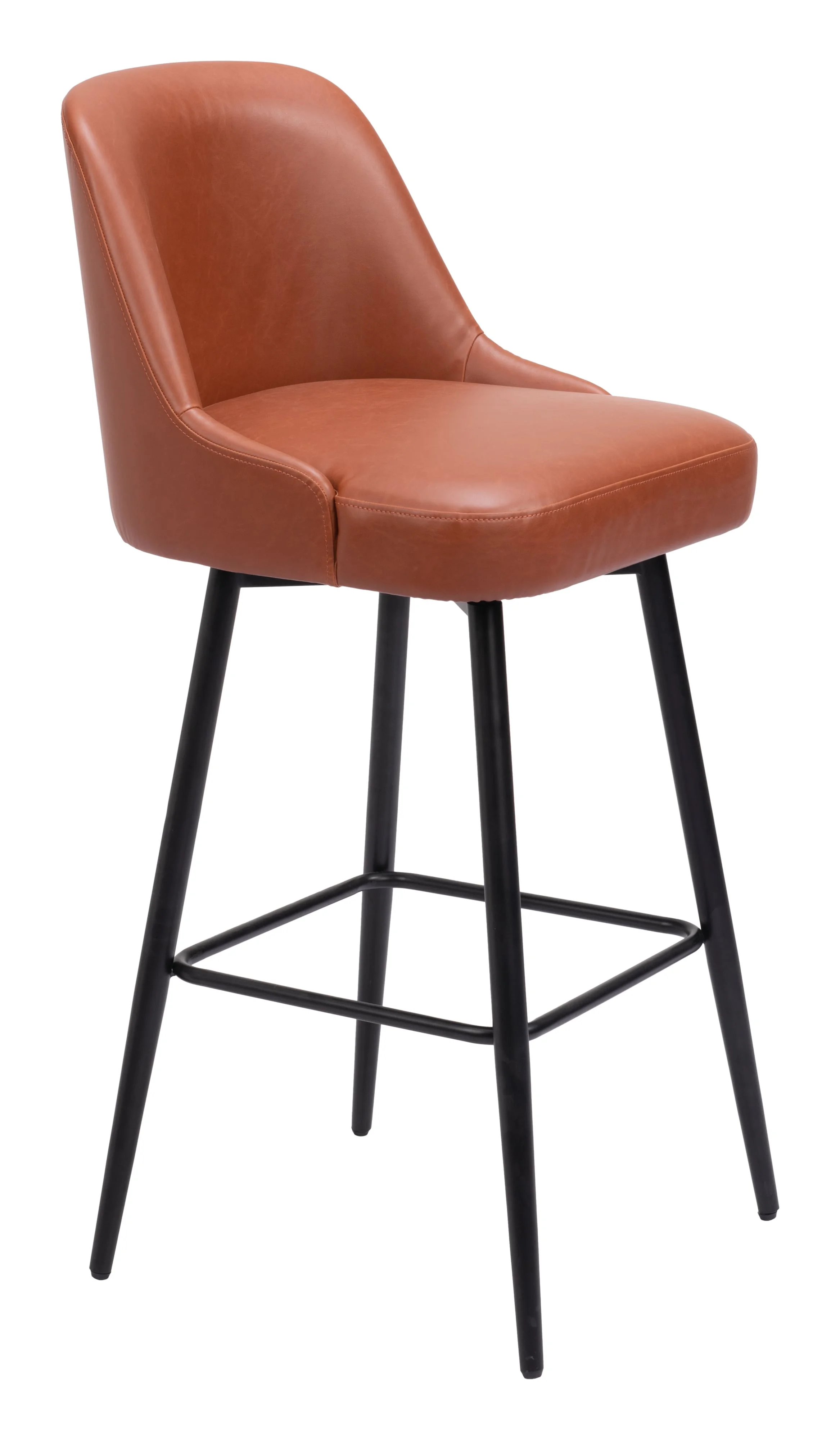 Zuo Keppel Collection 109974 Transitional Swivel Barstool Value City Furniture Bar Bar Stools