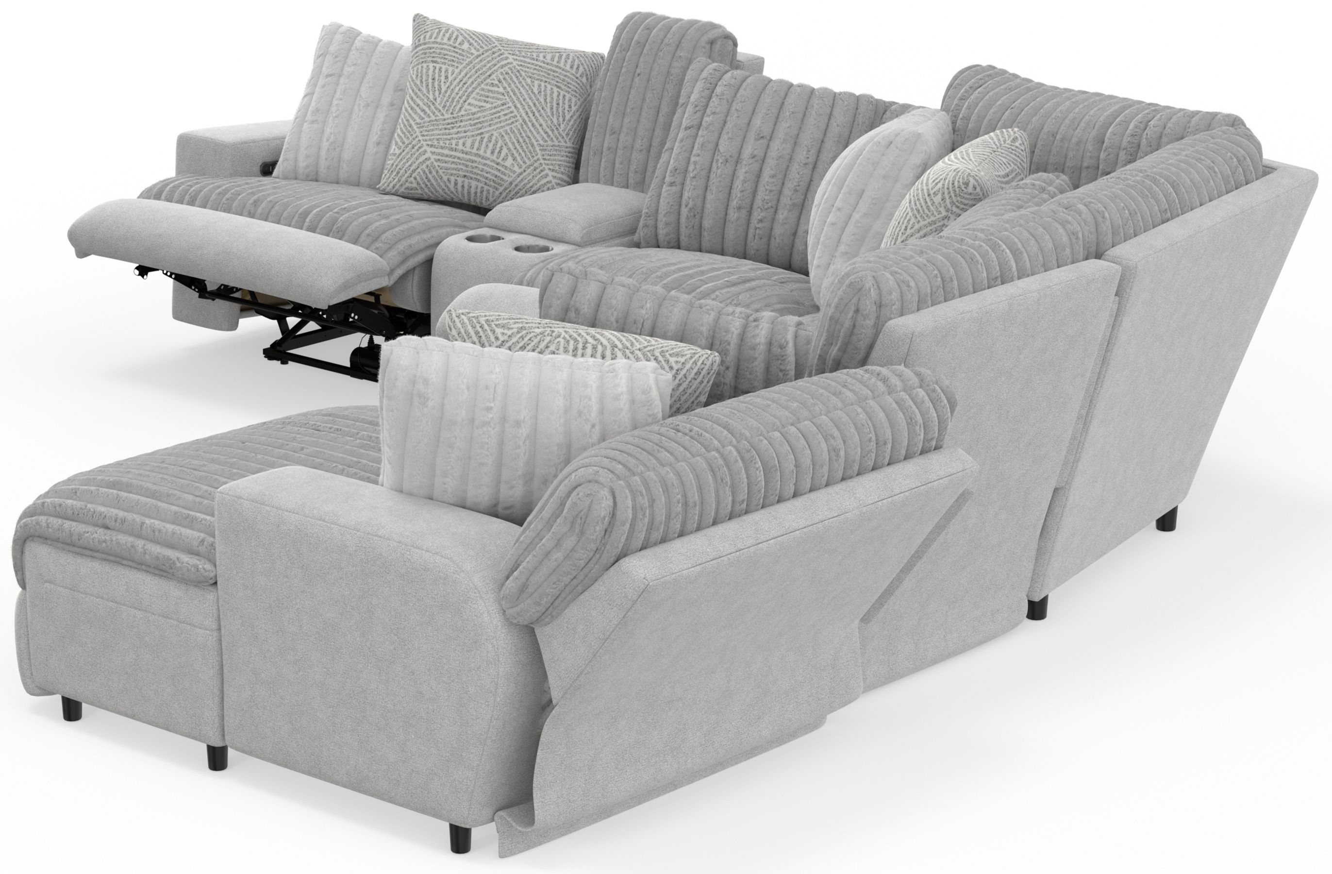 Catnapper Abraxas 6-Piece Power Reclining Sectional Sofa