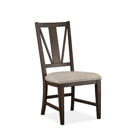 Dining Side Chair w/ Upholstered Seat