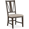 Magnussen Home Westley Falls Dining Dining Side Chair w/ Upholstered Seat