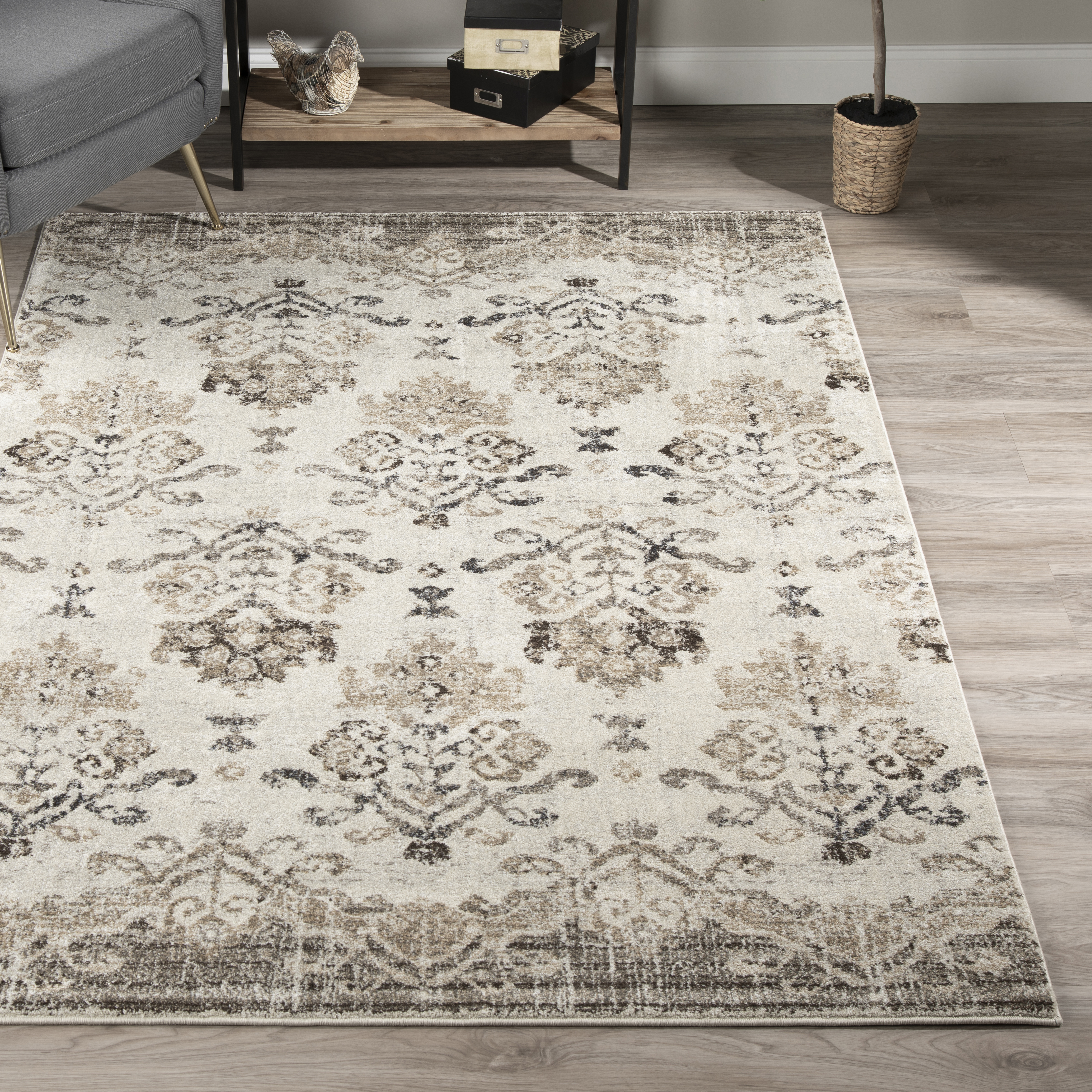 Chocolate 9'6"X13'2" Area Rug