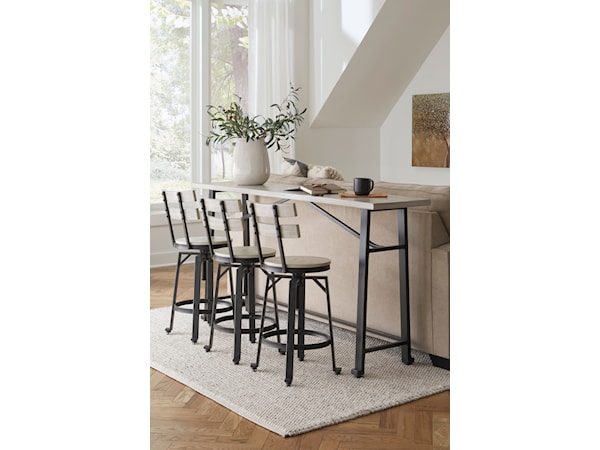 4-Piece Long Counter Table Set