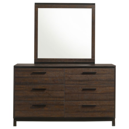 Edmonton 6-drawer Dresser w/ Mirror