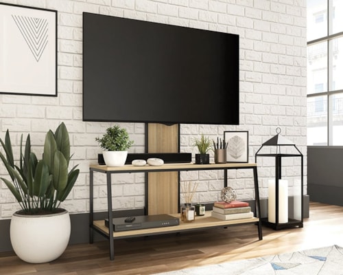 Industrial TV Stand with Mount