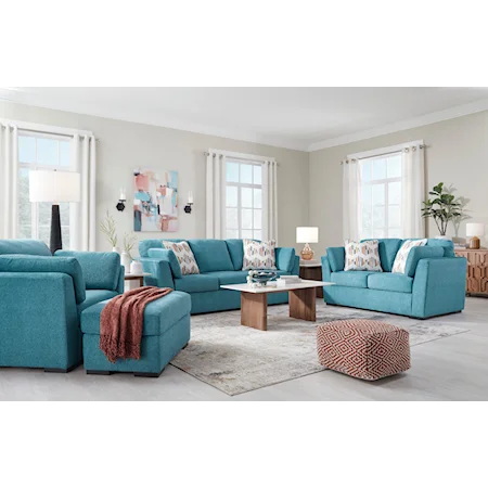 Sofa, Loveseat, Oversized Chair And Ottoman