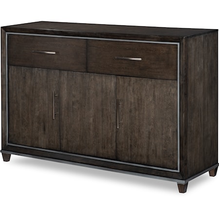 Contemporary Credenza with Adjustable Shelves