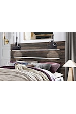 Global Furniture LINWOOD Transitional Queen Bed with Headboard Lamps