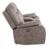 PH Blake Manual Reclining Loveseat with Console