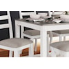 Signature Design by Ashley Furniture Stonehollow Dining Table and Chairs with Bench Set