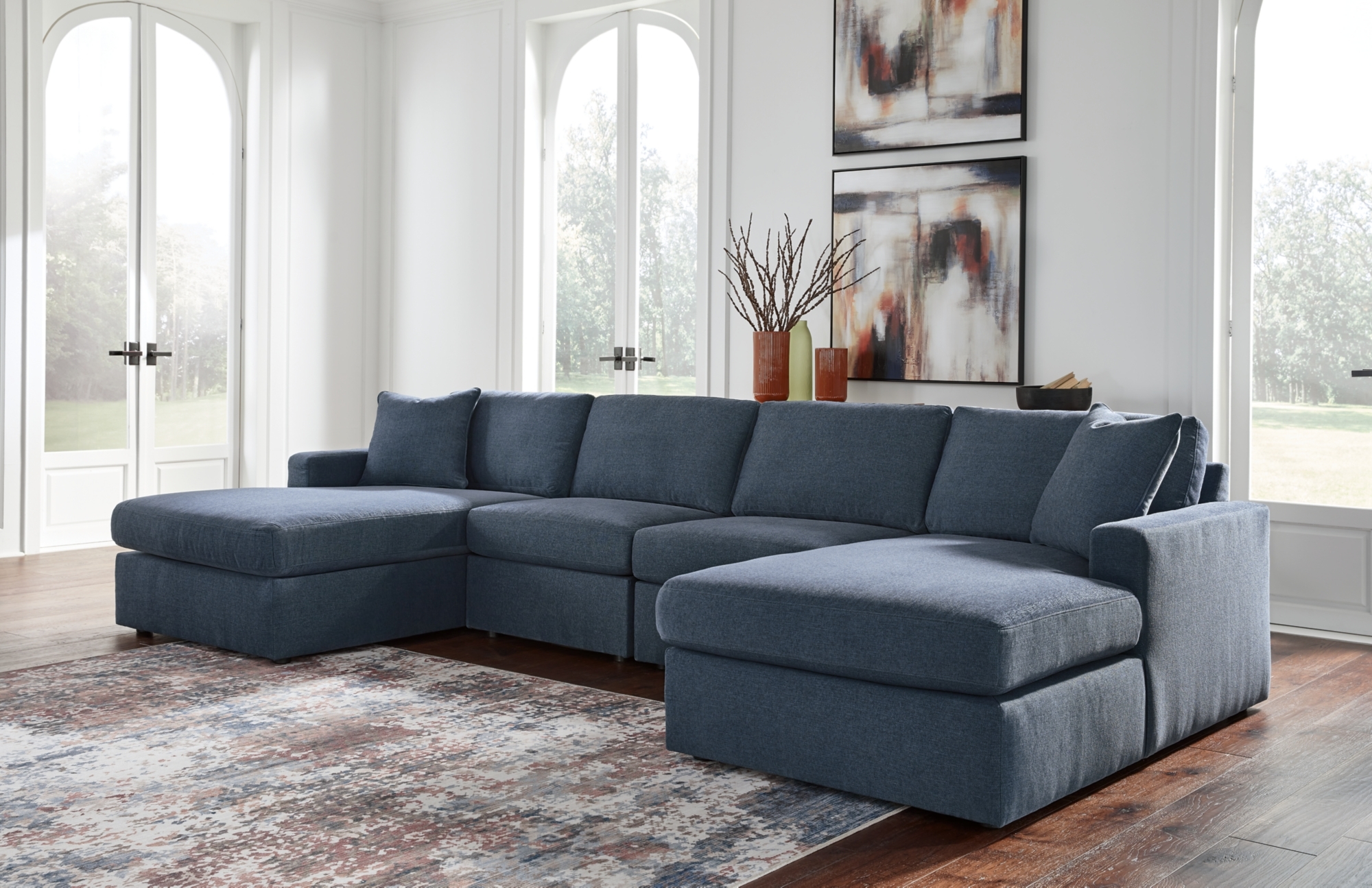 Signature Design by Ashley Modmax 4-Piece Double Chaise Sectional