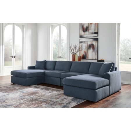 4-piece Double Chaise Sectional