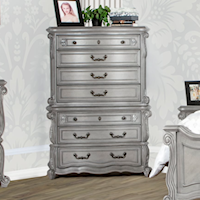 Traditional 2-Piece Bachelor's Chest with 7 Drawers