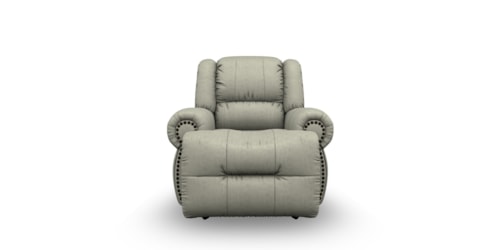 Casual Power Tilt Headrest Swivel Glider Recliner with USB Port