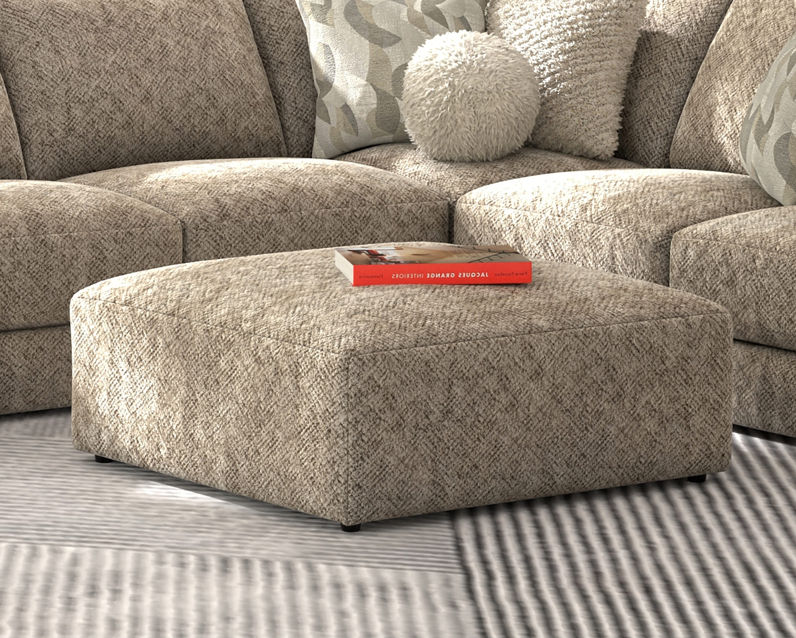 Jackson Furniture Turner Square Cocktail Ottoman