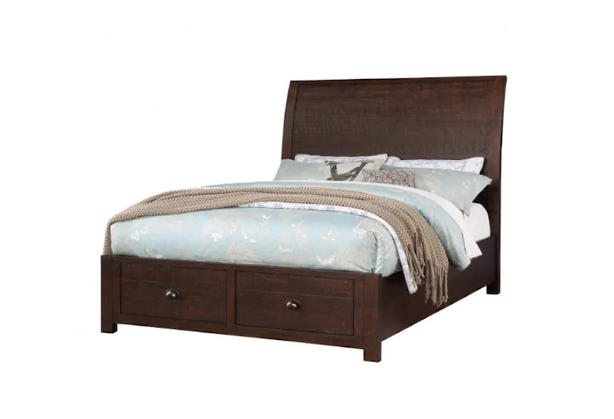 Union Queen Storage Sleigh Bed by Winners Only at Sheely's Furniture & Appliance