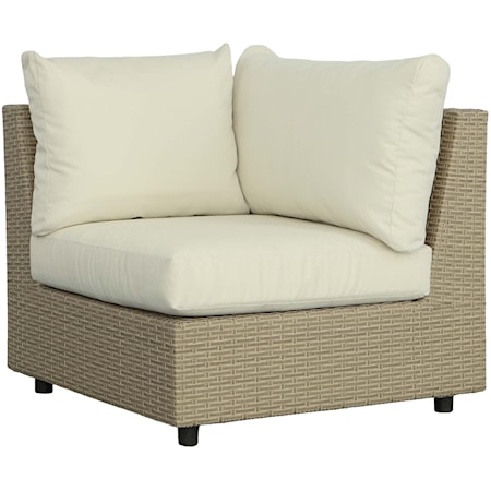 Transitional Outdoor Corner Chair