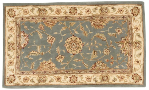 2'6" x 4'3" Blue Rectangle Rug