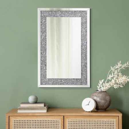 Valerie 24 x 36 Inch Crystal Wall Mirror